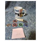 High Roller Casino Las Vegas Poker Chips Set