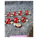 Kansas City Chiefs NFL Helmet Shower Curtain Hooks Set