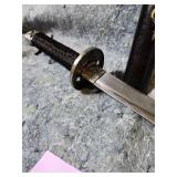 Japanese Dragon Tanto Knife with Scabbard