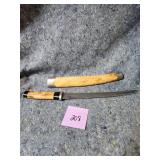 Japanese Tanto Knife with Handle