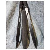 Dragon Design Sword Set with Sheaths