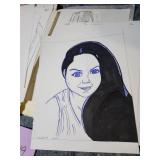 Original Comic Book Art Pages - Character Studies and Story Panels