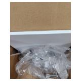 Suptek Clamp-on 9.5 x 23.6 inch Desk Extender, Wrist Support, Foldable Keyboard Tray Platform, Suitable for Office Desks, White, DSF3LW