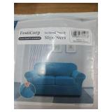 FestiCorp Oversized Loveseat Slipcover - Blue