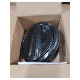 JWWY for JL Wrangler Fuel Tank Cover Gas Cap Petrol Tank Fuel Filler Cover Trim Fit for 2018-2025+ Jeep Wrangler Exterior Accessories JL 2/4 Door Carbon Fiber Aluminum Alloy