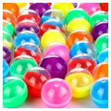 Sosation 150 Pcs 1.77 Inch Gumball Vending Machine Capsules Empty Round Plastic Containers for Prizes Party Favors (Stylish Color)