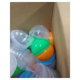 Sosation 150 Pcs 1.77 Inch Gumball Vending Machine Capsules Empty Round Plastic Containers for Prizes Party Favors (Stylish Color)