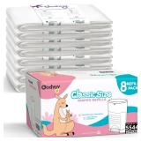 Refills Compatible with DEKOR Classic Diaper Pail Refill Bags| 8 Pack| Super Powerful Odor Eliminator Extra Thick Diaper Pail Bags| Each Holds up to 5544 Diapers| Fresh Lemon Scent| Easy to Replace