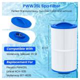 Future Way PWW35L Hot Tub Filter Replacement for X268548-PMA-R3, Unicel 4CH-935ï¼817-4035, Filbur FC-0710ï¼Waterway Teleweir 35 SF, Replace Pleatco PWW35L Spa Filter, SD-01235, PDC580-AFS, 35 