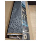 Ceenna 2 Pcs Winter Kitchen Rugs and Mats Set Snowflakes Let It Snow Reindeer Holiday Sink Floor Mat Kitchen Bathroom Xmas Tree Floor Decor for Home, 17 x 30, 17 x 47 Inch