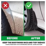 Norand Mud Flaps for Hyundai Kona 2018-2023 Mud Guards Splash Guards Tire Protector Mudguard Accessories Front & Rear 4pcs Set 2019 2020 2021 2022