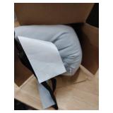 HARBOREST Shoulder Surgery Pillow with Straps & Pocket - Shoulder Pillow for Shoulder Pain, Rotator Cuff Pillow for Sitting, Relief Pillow (Light Grey)