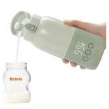 BOLOLO Portable Bottle Warmer for Travel, Super Fast Charging, Instant Breastmilk, Formula, Water, Milk Warmer with 10 Ounces Big Capacity, Baby Flask for Vehicle,car,Airplane Journey