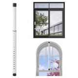 Window Security Bar, Sliding Door Security Bar, Child Proof Patio Anti Lift Safety Door Jammer, Adjustable 17-50â³ Door Stopper Bars for Home, Apartment, and Hotel