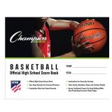 Champion Sports unisex BB1 coach and referee scorebooks, White, 30 GAMES US