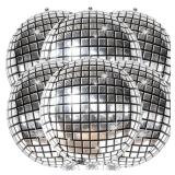 KatchOn, Big Silver Disco Ball Balloons - 22 Inch, Pack of 6 | Disco Party Decorations, 4D Sphere Disco Balloons | New Years Balloons, New Years Eve Party Supplies 2026 | Silver Birthday Decorations