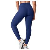 UNISSU Hugcurve No Front Seam Hidden Scrunch Butt High Waisted Workout Leggings for Women Butt Lifting Yoga Pants Gym - 25
