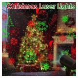 Laser Christmas Projector Lights Outdoor, Waterproof with Remote, Timer, 4 Projection Effects Christmas Decorative for Garden Outdoor Patio, Indoor Home Party Christmas Gift