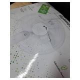 Holmes 16\" Blade Breeze Manual Stand Oscillating Fan White