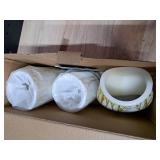 GenSwin Flickering Flameless Candles Battery Operated with 6 Hours Timer, Real Wax Led Pillar Candles Deer Decal Warm Light, Pack of 3 Christmas Home Decor