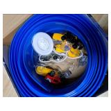 Portable DIY 16ft Flexible Race Track with Roll-Up Storage Compatible with 1/64 Diecast Cars Ages 3+ï¼Includes 6 Racing Carsï¼