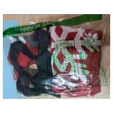 ANNA QUEEN Merry Christmas Apron for Women Men with Pockets Snowman Christmas Tree Apron Adjustable Kitchen Chef Apron