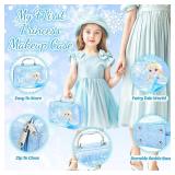 INNOCHEER Pretend Makeup for Toddlers, Toy Play Makeup Set for Kids 3-5, Toddler Makeup Kit Pretend, Frozen Toys for Kids Fake Makeup, Gifts Toys for 3 4 5 6 7+ Year Old Girls (Not Real Makeup)