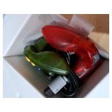 ZeroStory Classic N64 Controller, Wired N64 Controller Upgraded Joystick for N64 Video Game Console (Transparent Red and Transparent Green)