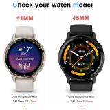 JZG 6 Pack for Garmin Venu 3S 41mm Flexible Screen Protector, Soft Film, HD Clear, Bubble Free, Anti Scratch