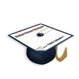 Blank White Adhesive Grad Hat Topper Sticker - Easy to use Graduation Cap Decorations - Printable with Inkjet or Laser Printers - Classroom Size (25 Pack)