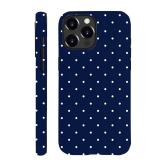 Hng Kiang Hu for iPhone 16 Pro Max Case, Polka Dot Pattern, Compatible for MagSafe, Anti-Scratch Protection (Blue, for iPhone 16E)