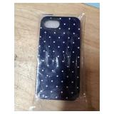 Hng Kiang Hu for iPhone 16 Pro Max Case, Polka Dot Pattern, Compatible for MagSafe, Anti-Scratch Protection (Blue, for iPhone 16E)