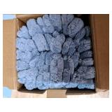 Kevin Textile Throw Pillow Covers Soft Corduroy Decorative Set of 2 Boho Striped Pillow Covers Pillowcases Farmhouse Home Decor for Couch Bed Sofa Living Room 18x18 Inch Blue Grey