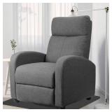 Recliner Mat for Hardwood Floor, Non Slip Backing,Rug Provides Protection and Cushioning for Hardwood or Tile Floors, Gray, 31â x 31â