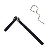 Manual Rebar Bender Small Pipe Bender Hand Rebar Bender Desktop Workbench Bending Tool for Bending of 1/4\" Pipe