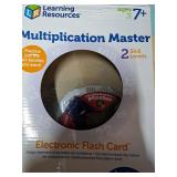 Learning Resources Multiplication Master Electronic Flash Card, Math Skills, Varying Skill Levels, Ages 7+