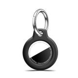 MOLOSLEEVE 1|2|4 Pack Case for AirTag 2nd Gen (2026) & 1st Gen, Shockproof Holder with Keychain, Anti-Scratch Protective Cover for Air Tags, GPS Tracker Accessories for Keys, Luggage, Bags, Black