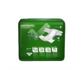 Medline MTB80300Z Extended Wear Overnight Adult Brief with Tabs, Maximum Absorbency, Medium, Pack of 15