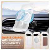 BENTOBEN Magnetic for Google Pixel 10 Pro Case Cute, Curly Wavy Pixel 10Pro Case [Compatible with MagSafe] Anti-Slip Bumper Matte Slim Women Girls Boys Phone Cover for Google 10Pro 6.3\", Clear White