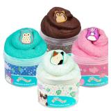 Original Squishmallows Premium Cloud Slime - 4-Pack Scented Slimes