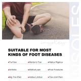 Carbon Fiber Insoles, Carbon Fiber Foot Plate 1 Pair Rigid Shoe Insert Support Turf Toe, Foot Fractures, Morton Extension, Hallux Rigidus and Limitus - Alternative to Post Op Shoe