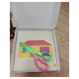 ASTARON Kids Safety Scissors - 100 Pcs Paper Cutting, Preschool Training, Art Craft Plastic Scissors for School and Scrapbooking