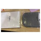 Hovico 2PCS Silicone Pot Holders, Oven Mitts Heat Resistant Hot Pads with Pockets, Non Slip Pot Holder for Kitchen Baking and Cooking| 9.8 x 7 Inches | Towel Cloth Interior Lining - Gray