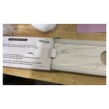 Volminex Kitchen Sink Faucet Mat, Diatomaceous Earth Quick Dry Sink Splashback Drying Mat, Kitchen Faucet Super Absorbent Mat, Quick-Drying Water Absorbing Stone Tray (Marble Stripes, 23.6\" x 3.9\")