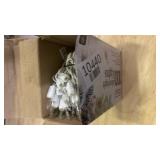 PREXTEX 100-Count Ultra Bright Christmas Lights - 20 ft Clear StringLights on White Wire - Incandescent Xmas TreeLights for Indoor and Outdoor Decorations