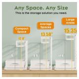 Under Sink Organizer, 2 Pack Height Adjustable Cabinet Organizer with Slide Out Drawer, Pull Out Under Sink Storage, Multi-Purpose 2 Tier Sink Shelves for Kitchen Bathroom Pantry (White, 2 Pack)