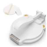 Tortilla Press 10 Inch - Bamboo Quesadilla & Roti Maker with Parchment Paper Sheets & Dough Cutter for Homemade Flour Corn Tortilla, Wood Tortillera Pataconera Tortilla Maker for Home Baking