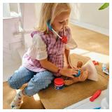 Melissa & Doug Examine and Treat Pet Vet Play Set, 24-Piece Animal Doctor Playset with Dog & Cat Plushies, Pet Doctor Kit & Accessories, Preschool Toys for Girls & Boys Ages 3+
