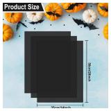 NEBURORA 100 Sheets Black Tissue Paper for Gift Bag 20x14 Inches Wrapping Tissue Paper Bulk Decorative Art Paper for DIY Crafts Birthday Graduation Halloween Party Decor