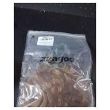 KooKaStyle Invisible Wire Hair Extensions with Transparent Wire Headband Adjustable Size 4 Secure Clips Long Wavy Hairpiece 20 Inch COCOA# for Women